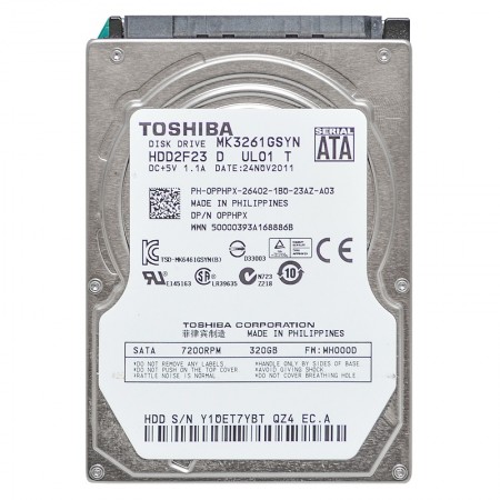 Toshiba MK3261GSYN 320GB SATA 2,5