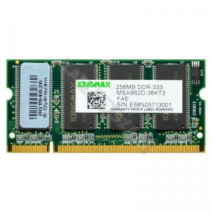 Kingmax 256MB DDR 333MHz használt laptop memória