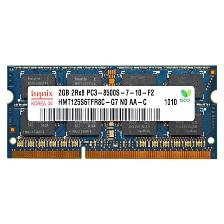 Hynix 2GB DDR3 1066MHz használt notebook memória