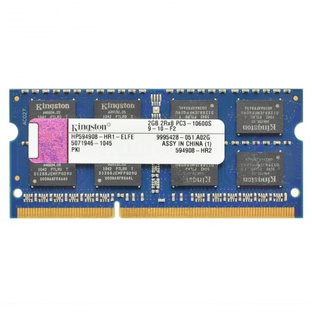 Kingston 2GB DDR3 1333MHz használt notebook memória