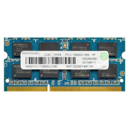Ramaxel 2GB DDR3 1333MHz használt notebook memória