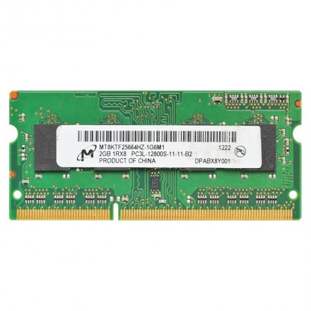 Micron 2GB DDR3L 1.35V 1600MHz használt notebook memória
