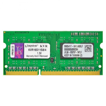 Kingston 4GB DDR3 1600MHz használt laptop memória