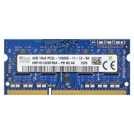 SK Hynix 4GB DDR3L 1.35V 1600MHz használt laptop memória