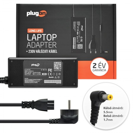 Acer 19V 4.74A (90W) töltő