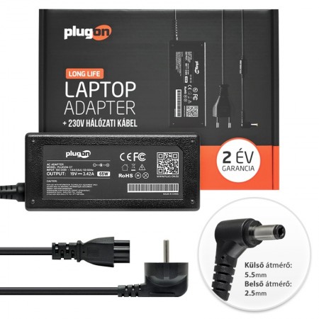 Toshiba 19V 3.42A (65W) töltő