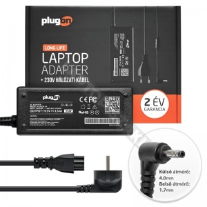 Dell 19.5V 3.34A (65W) 4.0x1.7mm t&ouml;ltő