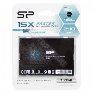 Silicon Power S55 240GB 2,5" SATA3 SSD (SP240GBSS3S55S25)