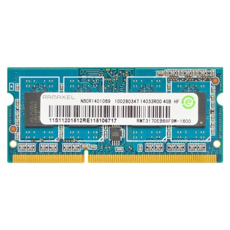 Ramaxel 4GB DDR3 1600MHz használt notebook memória