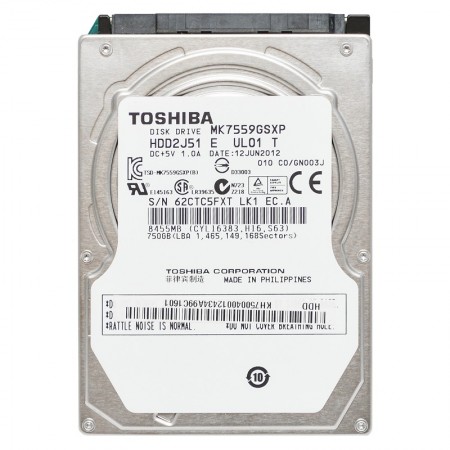 Toshiba MK7559GSXP 750GB SATA 2,5