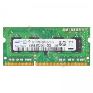 Samsung 2GB DDR3 1600MHz haszn&aacute;lt notebook mem&oacute;ria