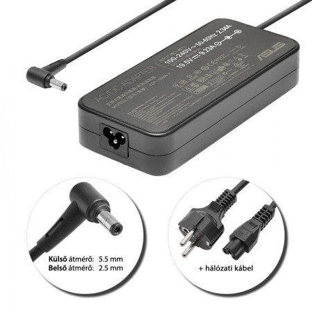 Asus 19.5V 9.23A (180W) 5.5x2.5mm gyári új töltő