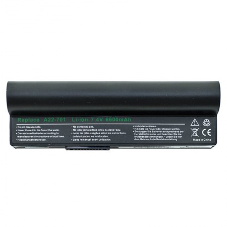 A22-700 7.4V 6600mAh 48Wh fekete, utángyártott új akkumulátor