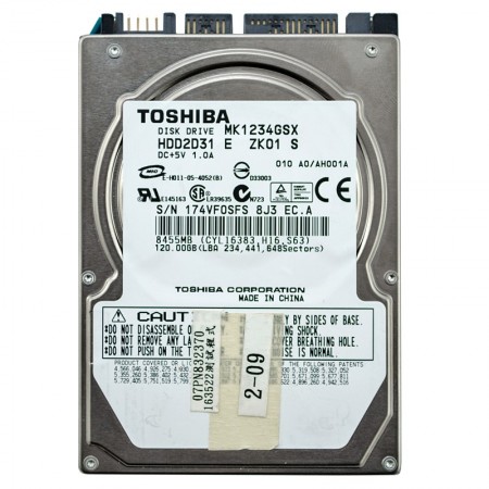 Toshiba MK1234GSX 120GB SATA 2,5