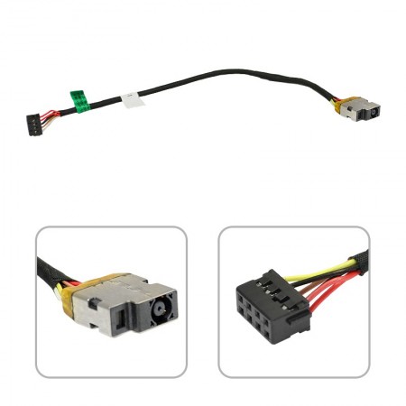 749647-001 gyári új DC-tápcsatlakozó + kábel