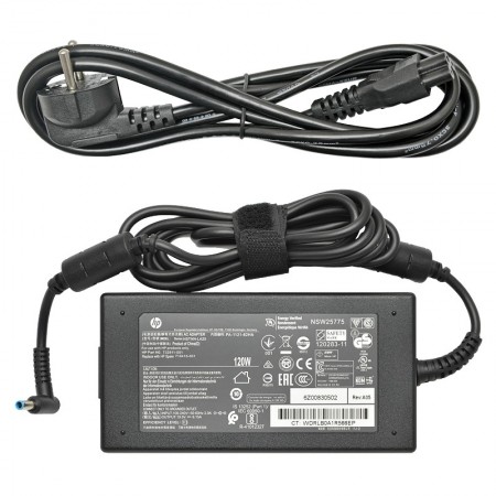 HP 19.5V 6.15A (120W) vékony center-pin gyári töltő
