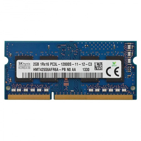 SK Hynix 2GB DDR3L 1.35V 1600MHz használt notebook memória