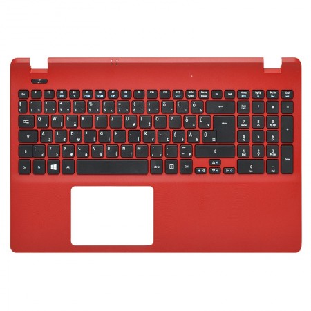 6B.MZ9N1.014 gyári új magyar fekete laptop billentyűzet + piros felső fedél