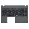 6B.MVRN7.013 gyári új magyar fekete laptop billentyűzet + sötétszürke felső fedél