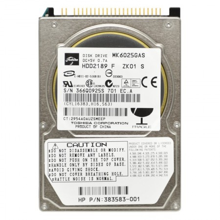 Toshiba MK6025GAS 60GB IDE 2,5