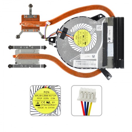 767340-001, DFS200405040T gyári új komplett hűtés (Intel)