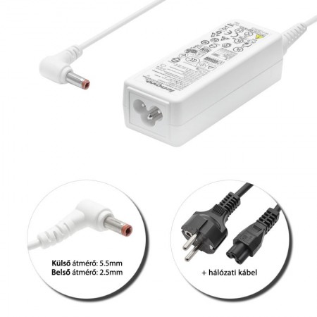 Lenovo 20V 2A (40W) gyári új, fehér töltő