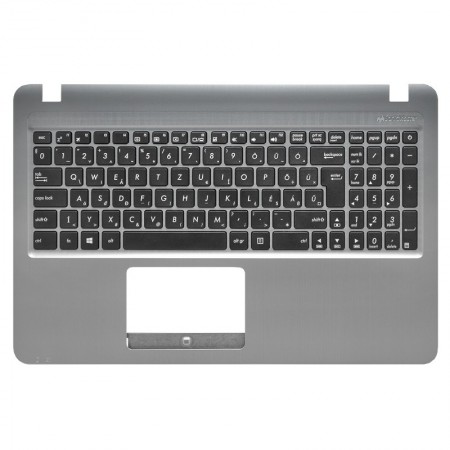 90NB0B33-R31HU0 gyári új fekete magyar laptop billentyűzet + szürke felső fedél