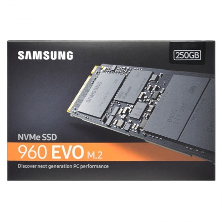 Samsung 960 EVO 250GB M.2 PCIe NVMe SSD (MZ-V6E250)