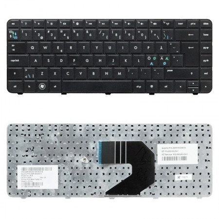 633183-DH1 gyári új nordic (norvég) laptop billentyűzet 