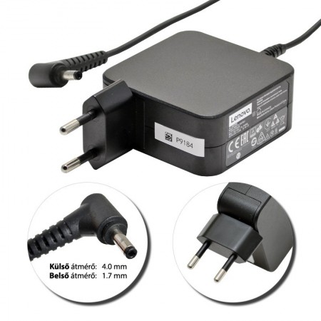 Lenovo 20V 2.25A (45W) 4.0x1.7mm használt töltő 