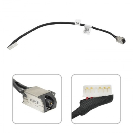 R6RKM gyári új DC-tápcsatlakozó + kábel