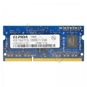 Elpida 4GB DDR3L 1600MHz haszn&aacute;lt laptop mem&oacute;ria