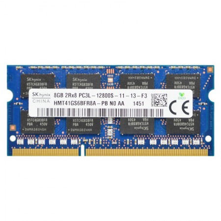 SK Hynix 8GB DDR3L 1.35V 1600MHz használt notebook memória