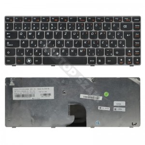 25010716 gy&aacute;ri haszn&aacute;lt magyar fekete-ez&uuml;st billentyűzet