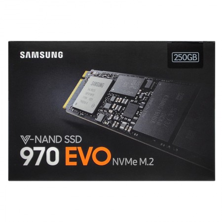 Samsung 970 EVO 250GB M.2 PCIe NVMe SSD (MZ-V7E250)