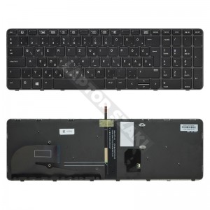 HP EliteBook 755 G4 821195-001 gyári új magyar háttérvilágított laptop billentyűzet