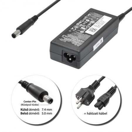 Dell PA-12 19.5V 3.34A (65W) használt, gyári töltő