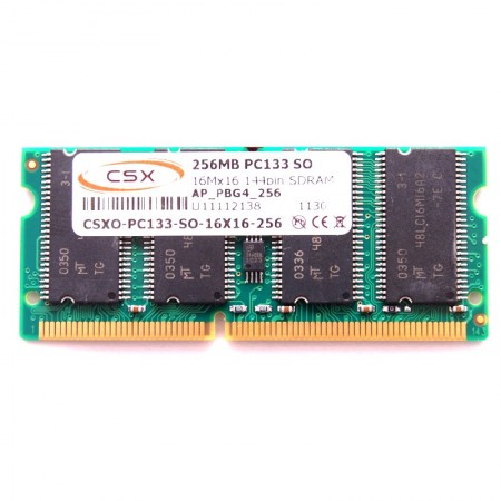 CSX 256MB SD 133MHz  notebook memória