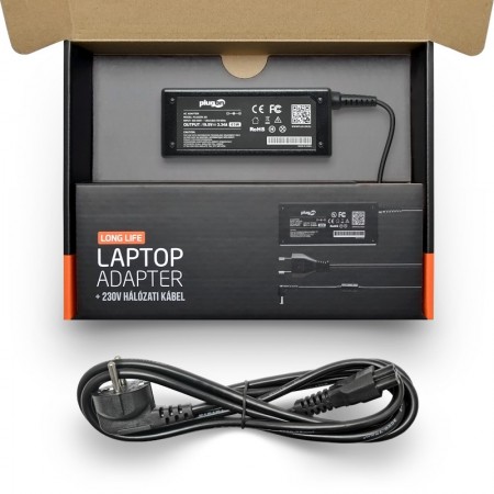 Dell 19.5V 3.34A (65W) 7.4x5.0mm laptop töltő