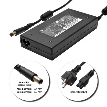 HP 19.5V 6.15A center-pin (120W) használt gyári töltő