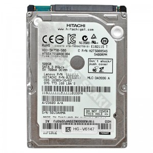 HGST 5K750-500 500GB SATA 2,5" haszn&aacute;lt laptop winchester
