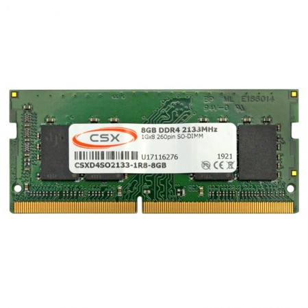 CSX 8GB DDR4 2133MHz notebook memória