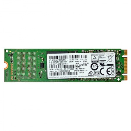 Samsung 128GB M.2 2280 gyári használt SSD (MZ-NTY1280)