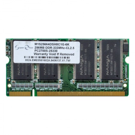 Super Elixir 256MB DDR 333MHz használt notebook memória
