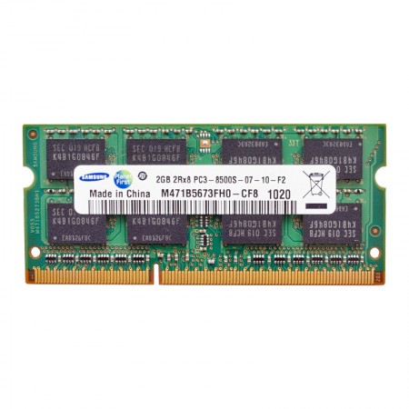Samsung 2GB DDR3 1066MHz használt notebook memória