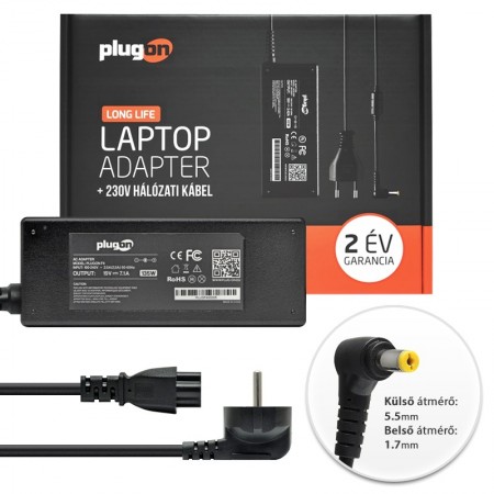 Acer 19V 7.1A (135W) 5.5x1.7mm töltő