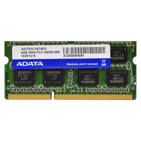 ADATA 4GB DDR3 1333MHz használt laptop memória
