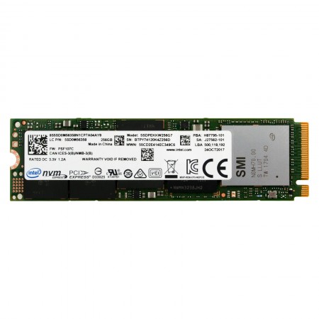 Intel 600P 256GB M.2 (NVME) használt SSD