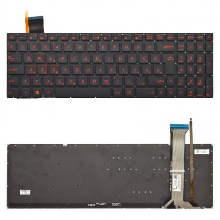 0KNB0-662GHU00 gyári új fekete magyar háttérvilágított laptop billentyűzet