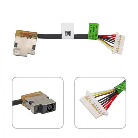 858021-001 gyári új DC-tápcsatlakozó + kábel